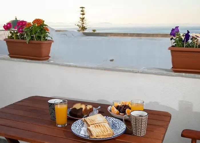Cycladic Sea View House Near The Castle Lejlighed