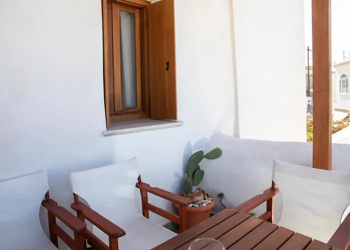 Cycladic Sea View House Near The Castle Lejlighed *